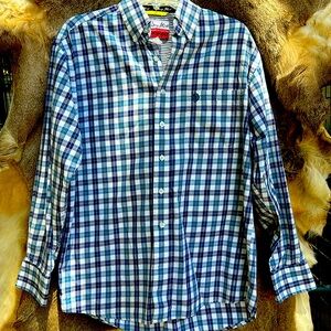 Men’s George straight long sleeve dress shirt men’s medium but tag washed off